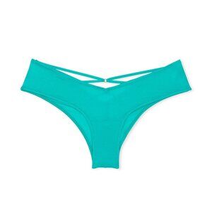Very Sexy So Obsessed Strappy Cheeky Panty- NWT - Aqua Sea - Victoria's Secret